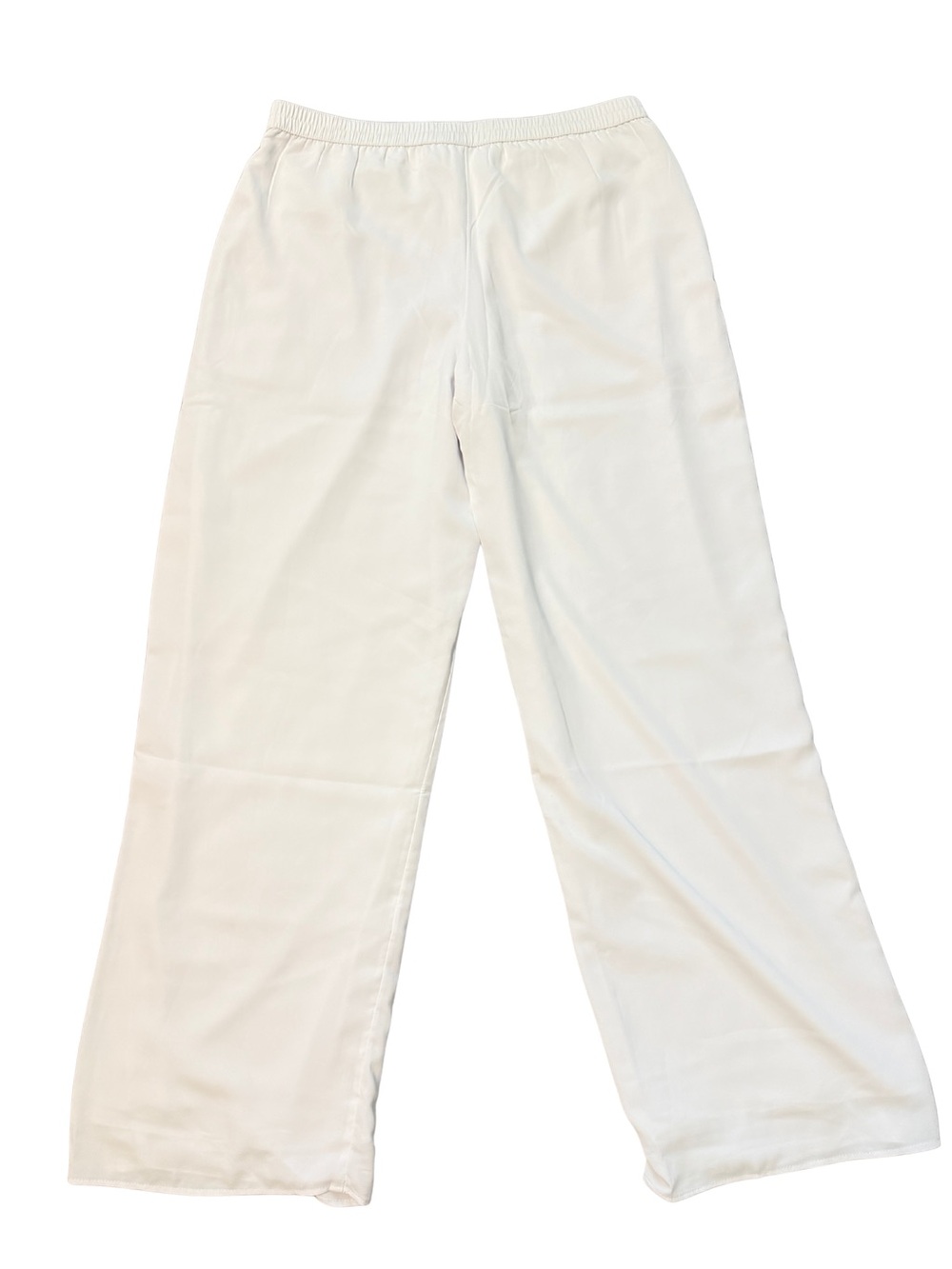 Abercrombie & Fitch White Flowy Lined Wide Leg Pants - Small NWOT - Picture 3 of 6